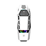 Корпус 1stPlayer ZX7-4F2-W-WH White без БП white DS, фото 4