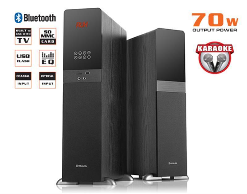 Акустична система REAL-EL S-2030 Black Чорний DS