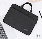 Сумка чохол для ноутбука 17.3" 180° Brinch BW-013 сумка під ноутбук 17 дюймів сіра, фото 6