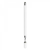 Стилус универсальный Goojodoq 2 в 1 Capacitive Drawing Point Ball White (1005001792837306W)-DShop