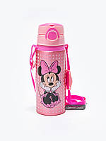 Бутылка для воды Mickey Mouse 500ml с трубочкой поилкой для питья. Бутылка с трубочкой