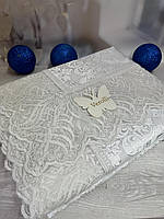 Скатерть прямоугольная на обеденный стол 160*220 см тефлоновая пятноустойчевая Турция Verolli
