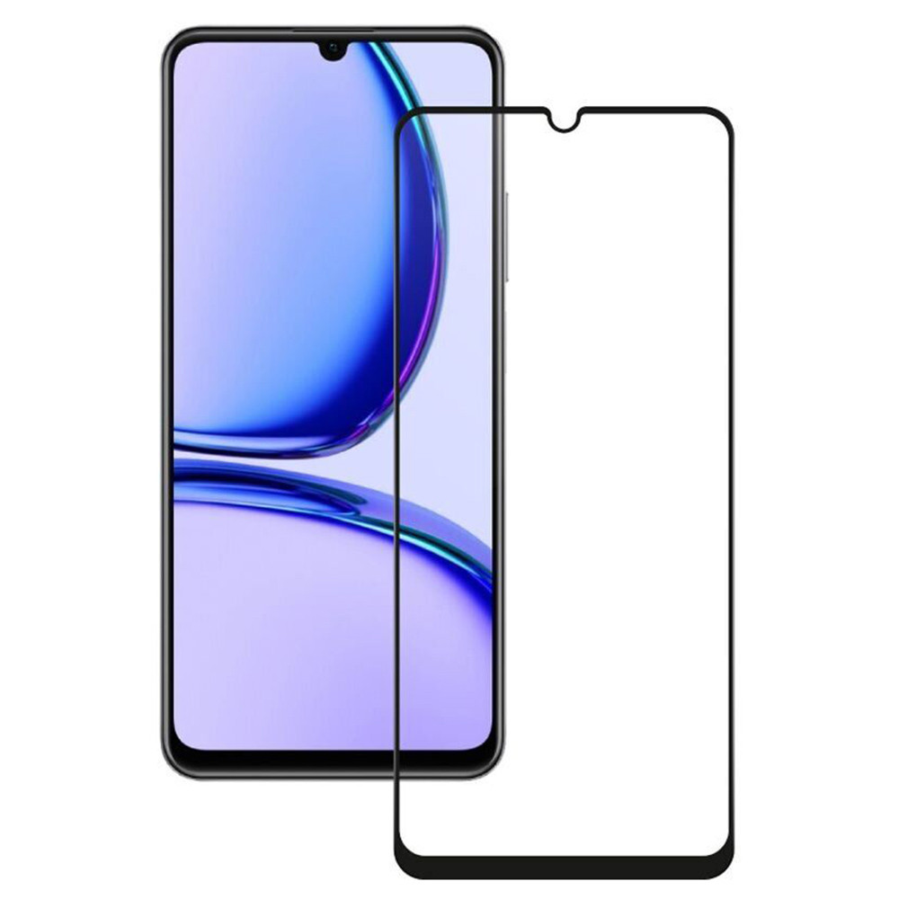 Загартоване захисне скло Full Screen Tempered Glass для Realme C65 4G, Black, фото 1