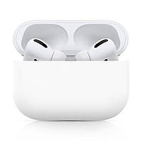 Силиконовый чехол для наушников Airpods PRO (Белый)