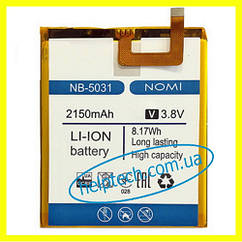Акумулятор батарея Nomi NB-5031/i5031 Evo X1 Original PRC (гарантія 12 міс.)