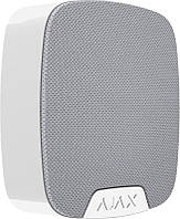 Бездротова домашня сирена Ajax HomeSiren White (8697.11.WH1) бездротовий DS