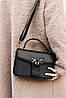 Жіноча міні-сумка чорна крос-боді, фото 8