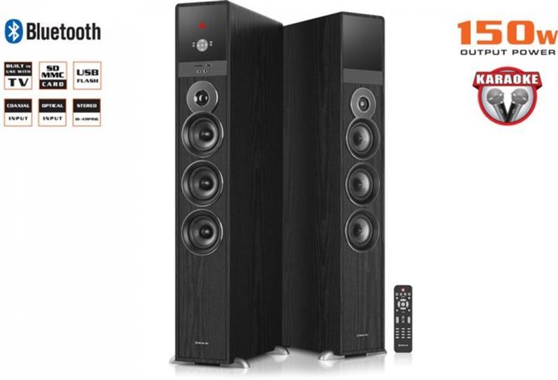 Акустична система REAL-EL S-2070 Black Чорний DS