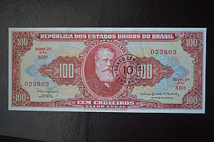 Бразилія 100 крузейро UNC (БМ) 1