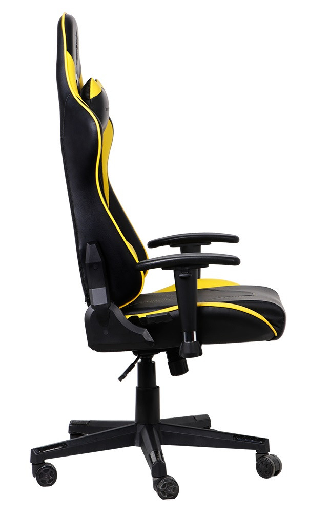 Крісло для геймерів 1stPlayer FK2 Black-Yellow чорний з жовтим DS