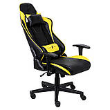 Крісло для геймерів 1stPlayer FK2 Black-Yellow чорний з жовтим DS, фото 3