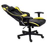 Крісло для геймерів 1stPlayer FK2 Black-Yellow чорний з жовтим DS, фото 4