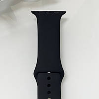 Силіконовий ремінець для розумних годинників Smart Watch 38/40 (Чорний)