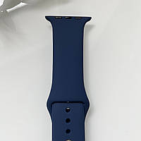 Силіконовий ремінець для розумних годинників Smart Watch 38/40 (Темно-синій)