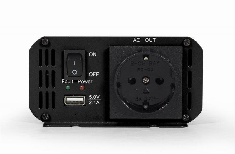 Автомобільний інвертор EnerGenie EG-PWC500-01 500W DS