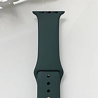 Силиконовый ремешок для умных часов Smart Watch 38/40 (Темно-зеленый)