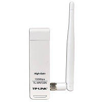 Бездротовий адаптер TP-Link TL-WN722N (150Mbps, USB, зовнішня антена) ( USB ) DS
