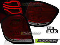 Задние фонари для Mercedes ML-Class W164 (2005-2008) Red-Smoke LED BAR (ЦЕНА ЗА ПАРУ)