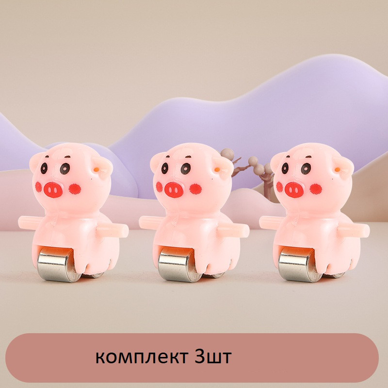 Інтерактивна розвивальна іграшка для дітей гірка-трек Piggy Track (3 поросять + USB-версія заряджання) підіймач