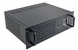 ДБЖ EnerGenie UPS-RACK-1500 1500 VA, Line Int., AVR, 3xIEC+2xSchuko, USB, LCD, RJ11 Чорний DS, фото 4