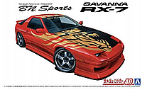 Сборная модель автомобиля AOSHIMA MAZDA RX-7 SAVANNA BN FC3S RX-7 1989 1:24