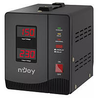 Стабілізатор NJOY Alvis 2000 (AVRL-20002AL-CS01B) AVR, 2 розетки  Dshop