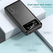 Power Bank 30000 мАг 5V2A, Зарядний пристрій для швидкої зарядки, Портативний зовнішній акумулятор, фото 3