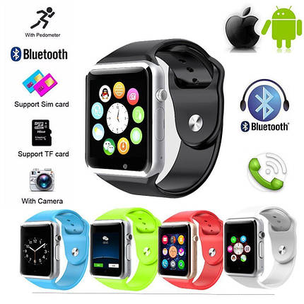 Смарт-годинник Smart Watch A1 Original, Ексклюзивний наручний смарт-годинник, Розумні годинники, фото 1