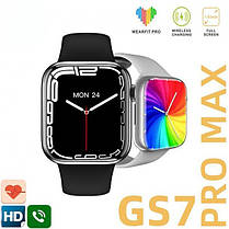 Смарт-годинник 7 Series Smart Watch Airplus GS7 Pro Max Black 41 mm, Ексклюзивні наручні смарт-годинники, фото 3