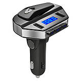Трансмітер FM MOD. HER8 + Bluetooth Гарнітура, Модулятор для Автомобіля, фото 4