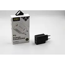 Адаптер Fast Charge 220v 18w PD 889 USB+type C, Зарядний пристрій зі швидкою зарядкою, фото 5