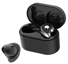 Навушники MDR HBQ SE6 TWS BT + Кейс Чорні, Бездротова Bluetooth Гарнітура для Телефону, фото 4