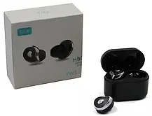 Навушники MDR HBQ SE6 TWS BT + Кейс Чорні, Бездротова Bluetooth Гарнітура для Телефону, фото 6