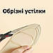 Чорні обрізні устілки м'які для модельного взуття на каблуках. Ортопедичні устілки жіночі для туфель на підборах, фото 2