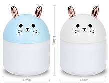 Зволожувач і нічник 2 в 1 Humidifiers Rabbit (Котик), Портативний зволожувач повітря, фото 5