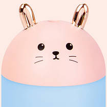 Зволожувач і нічник 2 в 1 Humidifiers Rabbit (Котик), Портативний зволожувач повітря, фото 6