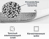 Змінна насадка MOP для швабри лентяйки з мікрофібри, Змінна запаска для швабри лентяйки сіра, фото 4