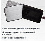 Змінна насадка MOP для швабри лентяйки з мікрофібри, Змінна запаска для швабри лентяйки сіра, фото 8