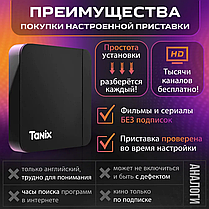 Смарт-ТВ приставка Tanix 4/32, Смарт бокс для телевізора, фото 4