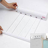 Настінна сушарка для білизни з гачками 4x3.2m, Автоматична витяжна білизняна мотузка, фото 4