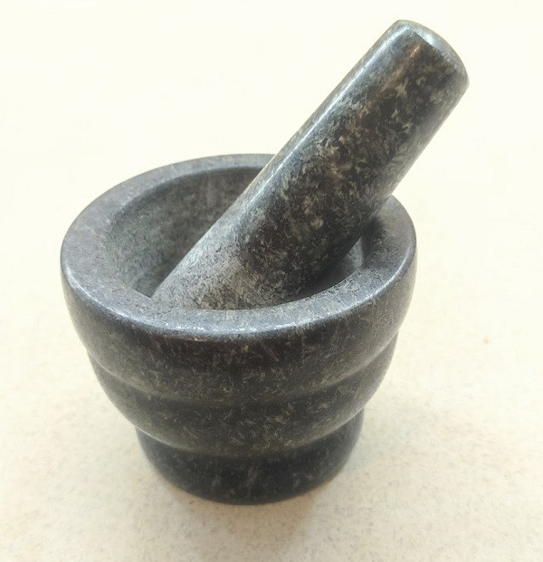 Ступка з товкачиком гранітна KingHoff KH-3358  9,5 х 7 см