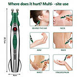 Масажер ручка з 3 головками для терапії Pain Relief Pen | Акупунктурний масажер, фото 6