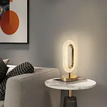 Настільна лампа з кристалами і діамантами Creatice Table Lamp 14, Кругла лампа сенсорним перемикачем, фото 6