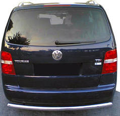 Задній захист AK002 1 шт  нерж для Volkswagen Touran 2003-2010 рр