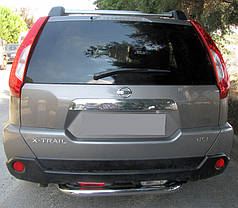 Задня скоба AK007 2 шт.  нерж. для Nissan X-trail T31 2007-2014рр