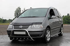 Кенгурятник WT004 нерж 51 мм для Volkswagen Sharan 1995-2010 рр