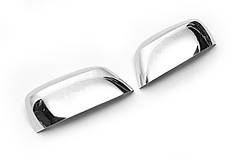 Накладки на дзеркала 2 шт.  пласт. Без повторювача повороту для Nissan Pathfinder R51 2005-2014рр