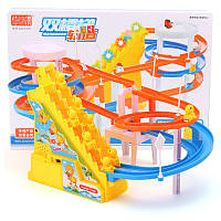 Интерактивная игрушка для детей горка-трек Small-Duck многоэтажная тип Б ( 5 уток в компл ) подъёмный механизм