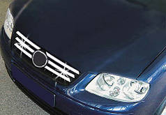 Накладки на решітку нерж 2001-2003 для Volkswagen Polo рр
