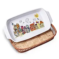 Форма керамична 1.5 л Kamille для запікання 35,5*18*5см